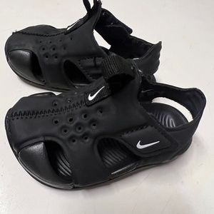NIKE BOYS INFANT SUNRAY PROTECT 2 OUTDOOR SANDAL - BLACK
